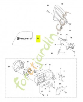 Autocollant Husqvarna réf. 578915801