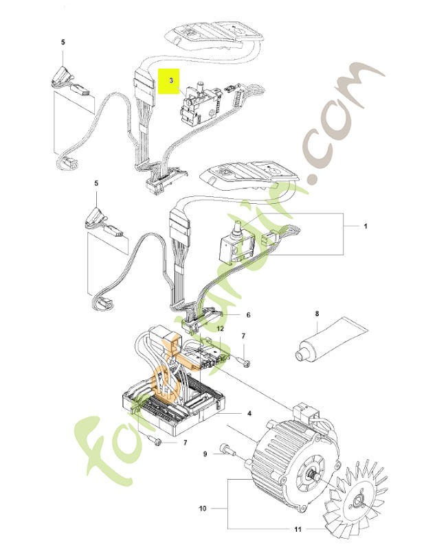 Interrupteur Husqvarna réf. 578326901