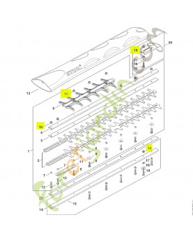 Ecrou a six pans Stihl réf. 9216-263-0710