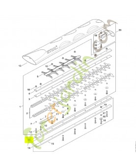 Tôle de protection Stihl réf. 4237-717-3105