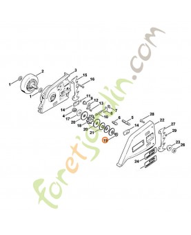 Vis a embase Stihl ref. 1207-162-4200