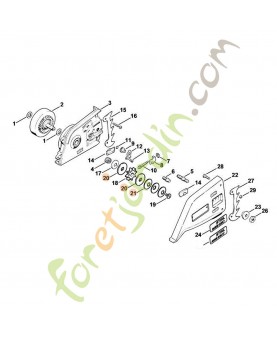 Jeu rond belleville Stihl ref. 1207-007-1002