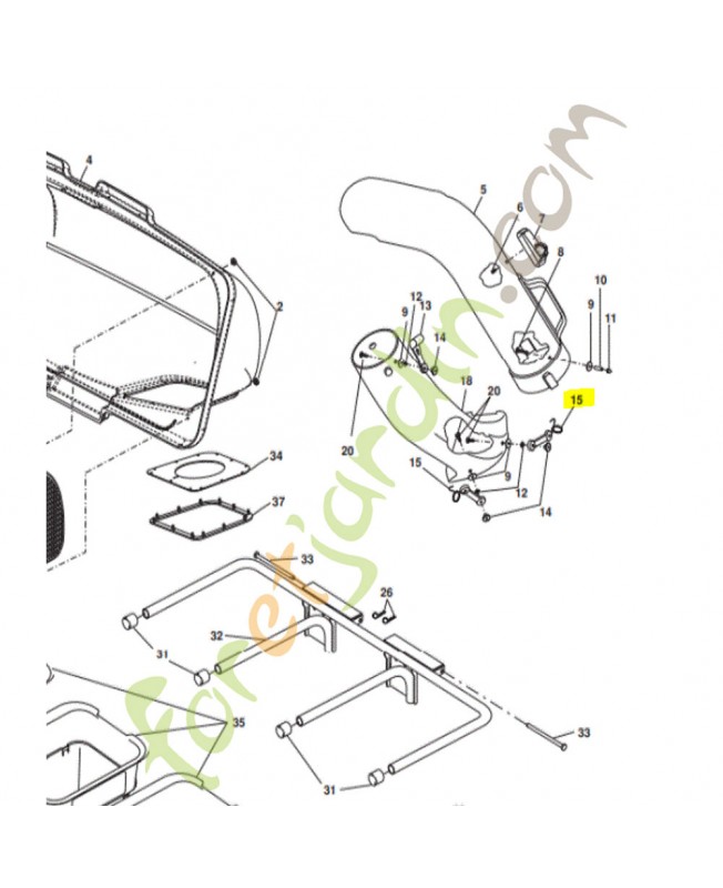 Attache Husqvarna ref. 597000601
