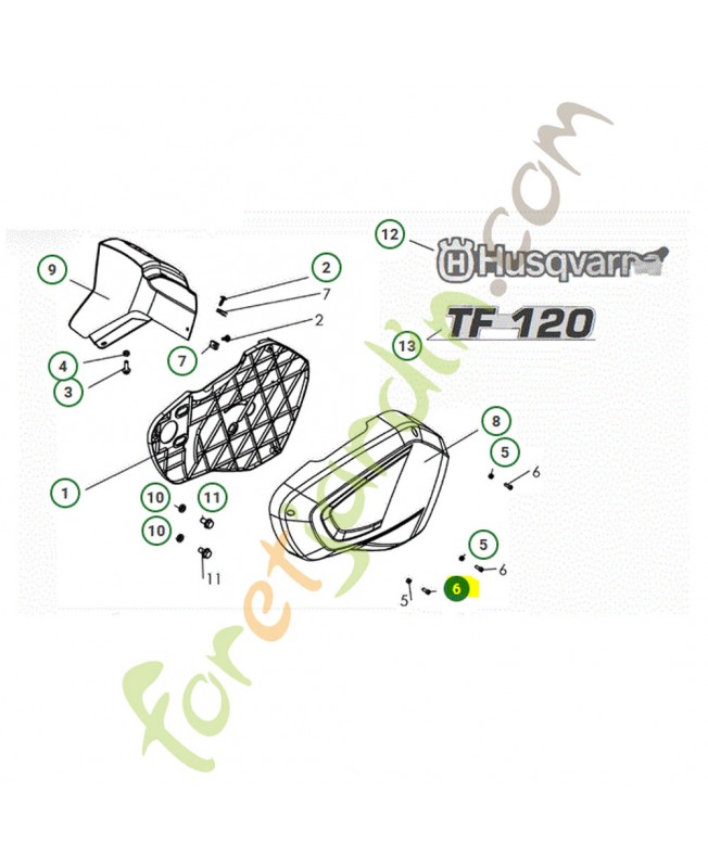 Vis Husqvarna ref. 590161001