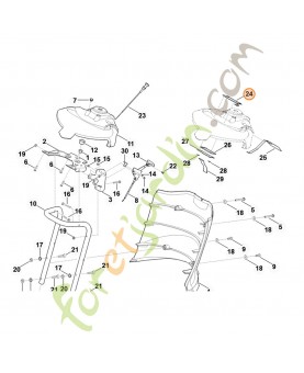 Panneau de commande Stihl ref. 6170-430-6500
