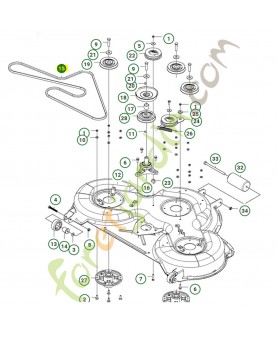 Courroie Husqvarna ref. 594963901