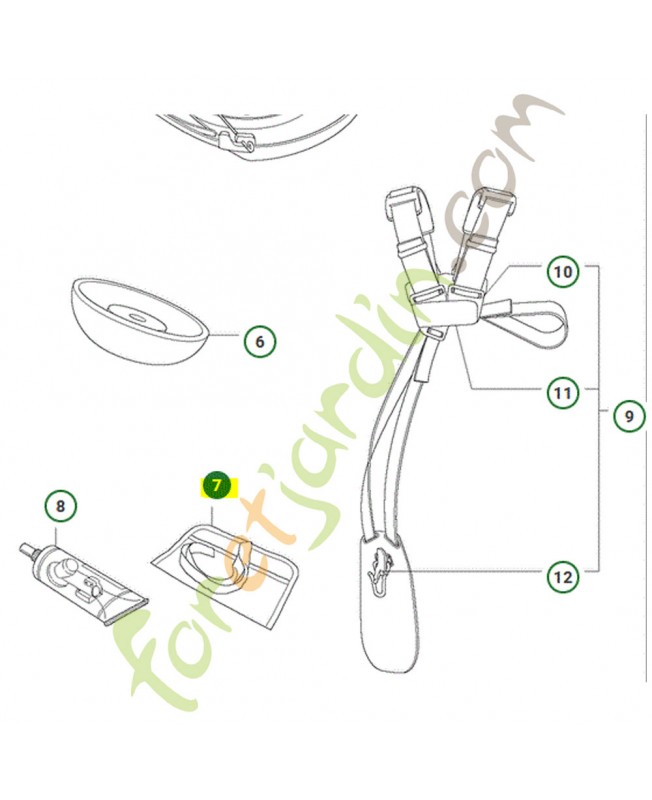 Trousse a outils Husqvarna ref. 501192201