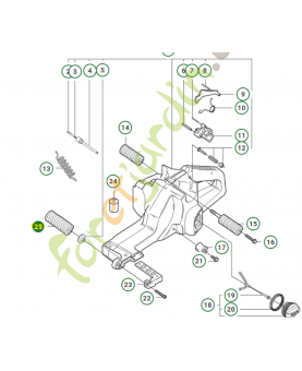 Amortisseur Husqvarna ref. 503132701