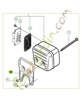 Support pot Husqvarna ref. 503140101 en stock
