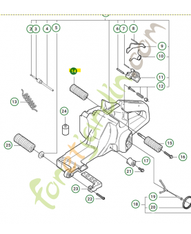 Amortisseur Husqvarna ref. 503132601 en stock