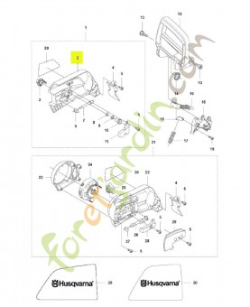 Carter d'embrayage Husqvarna ref. 576905701