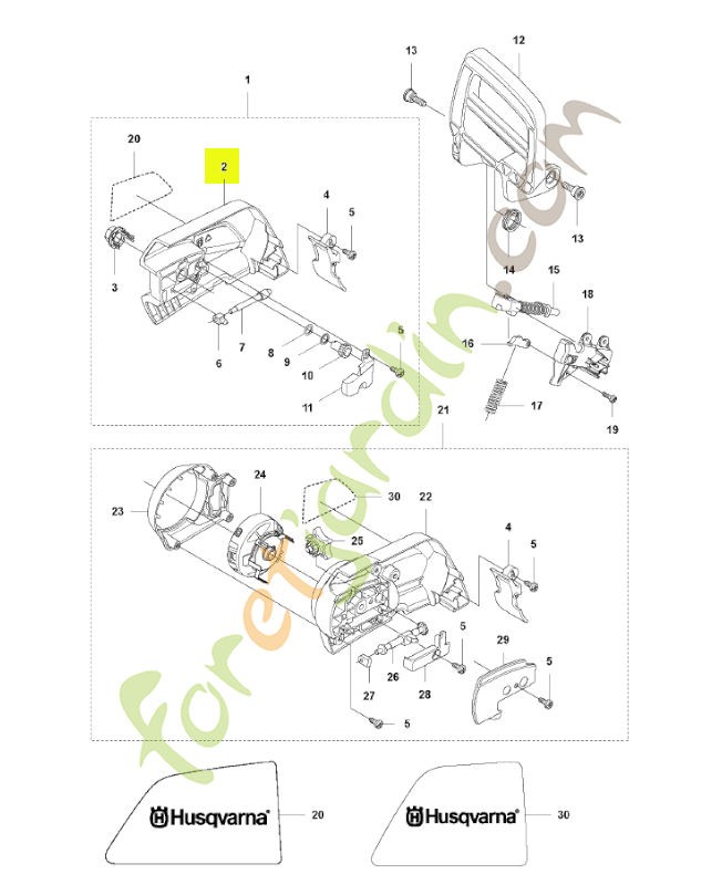Carter d'embrayage Husqvarna ref. 576905701