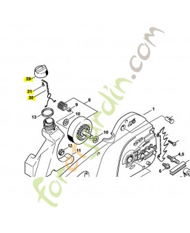 Bouchon Stihl ref. 1206-640-3600