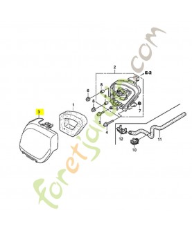 Couvercle de filtre a air Honda réf. 17231Z0Z010