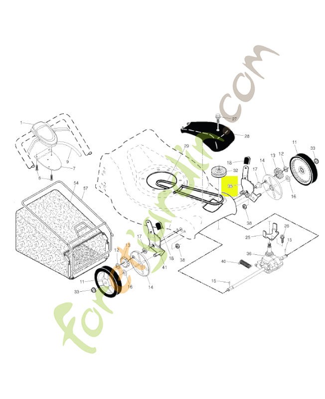 Vis de réglage Husqvarna réf. 532438485