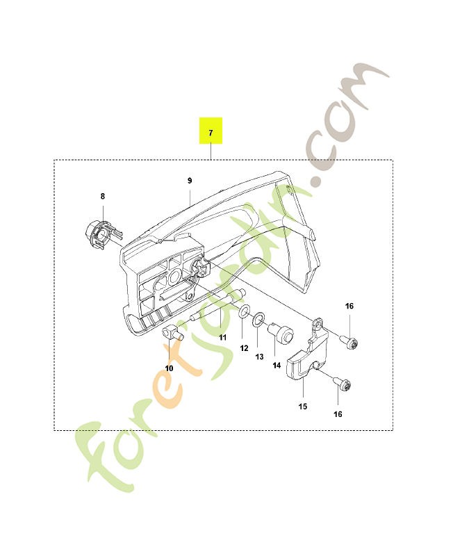 Carter d'embrayage Husqvarna réf. 593052002
