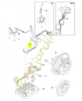 Câblage complet Husqvarna réf. 596943001