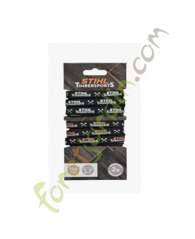 Lot de 2 paires de lacets TIMBERSPORTS® Stihl réf. 0421-600-0211