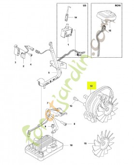 Moteur Husqvarna réf. 598402401