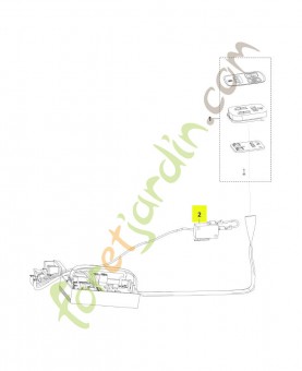 Micro interrupteur Husqvarna réf. 537622301