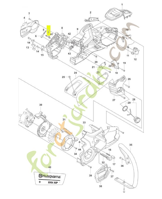Goupille Husqvarna réf. 503751801