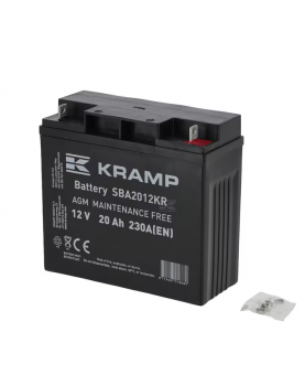 Batterie 12V 20Ah Kramp réf. SBA2012KR
