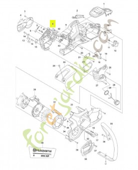Châssis Husqvarna réf. 546034601