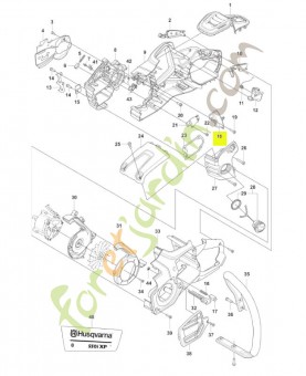 Déflecteur d'air Husqvarna réf. 546306501