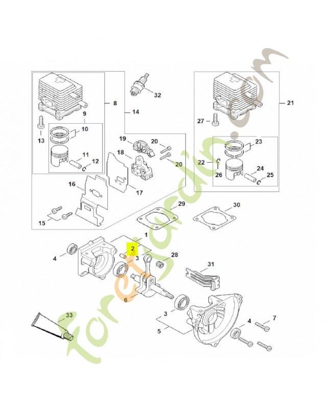 Douille Stihl réf. 0000-988-8600