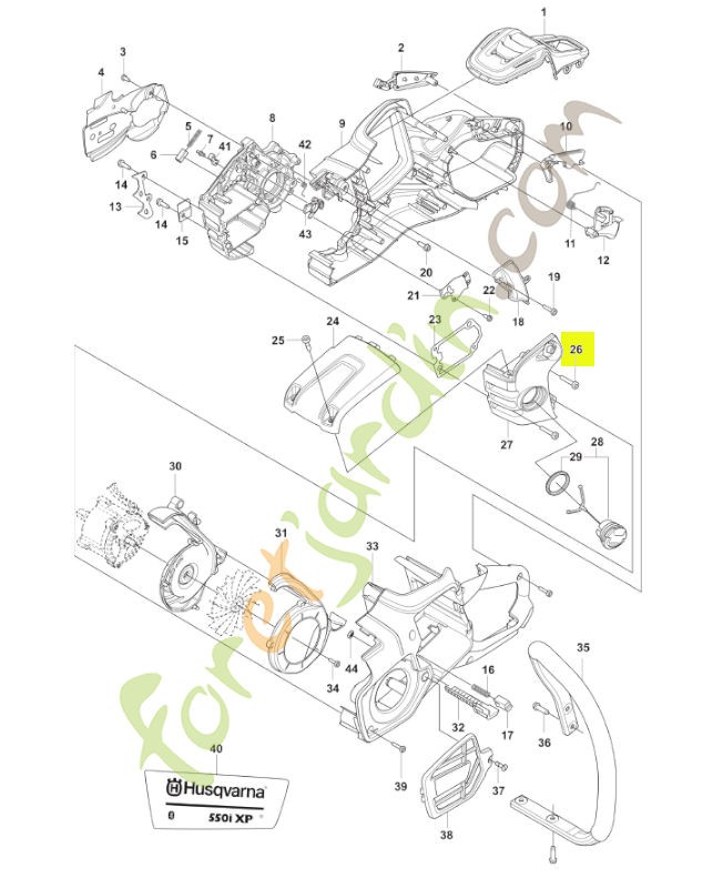 Vis Husqvarna réf. 597771401