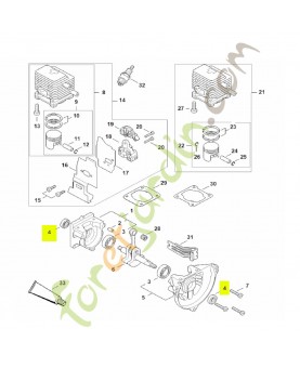 Joint spy 12x22x5 Stihl réf. 9640-003-1195