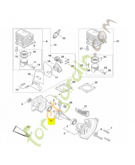 Vilebrequin Stihl réf. 4137-030-0401