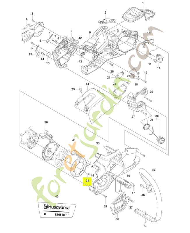 Vis Husqvarna réf. 526818102