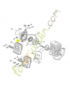 Couvercle de lanceur Stihl réf. 4137-190-0400
