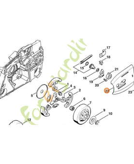 Tole latérale Stihl ref....