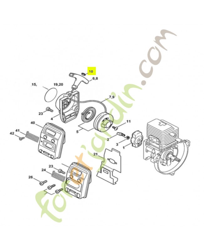 Capuchon Stihl réf. 0000-195-7000