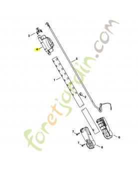 Bouton encliquetage Stihl ref. 4816-740-5500