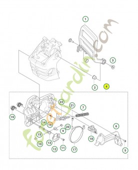 Carter d'embrayage Husqvarna réf. 546155901