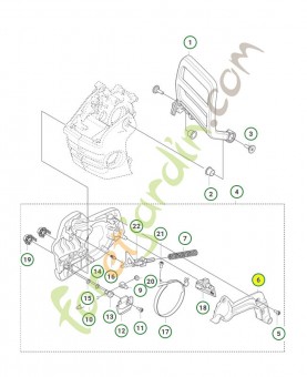 Couvercle de frein Husqvarna réf. 546146901