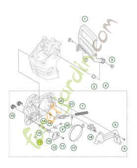 Vis sans fin Husqvarna réf. 575610302