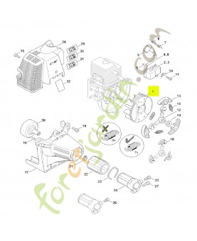 Rotor Stihl réf. 4137-400-1200
