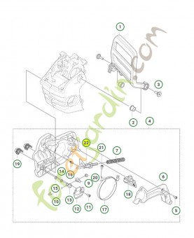 Ensemble d'articulation Husqvarna réf. 548653001