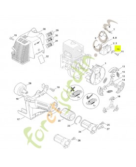 Connecteur enfichable Stihl réf. 4137-405-1600