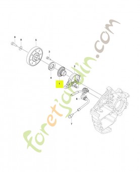 Roue à vis sans fin Husqvarna réf. 546413501