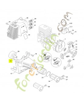Douille 7,5x6,8 Stihl réf. 9991-003-5087