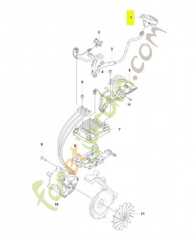 Panneau de commande Husqvarna réf. 546727901