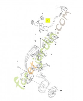 Câblage Husqvarna réf. 547328101