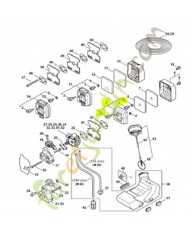 Boitier de filtre Stihl réf. 4137-140-2802