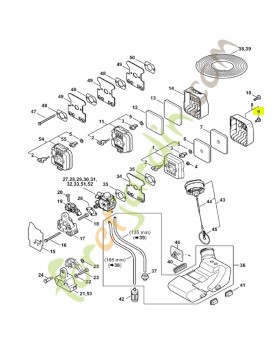 Vis M5x12 Stihl réf. 0000-951-1114