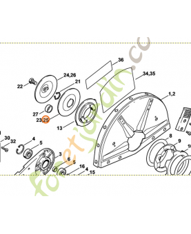 Rondelle de pression Stihl ref. 4205-708-3000 en stock